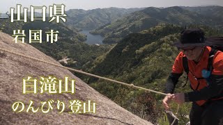 【山口県の山】番外編がんさんぽ　白滝山へ…ポカポカ陽気の陽気な登山？【登山】【岩国市】【がんさんぽ】