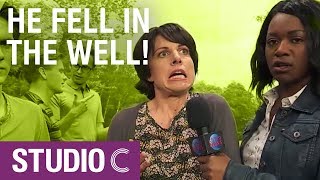 Fake Witness Confuses News Reporter - Studio C