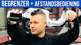 DRAADLOZE BEGRENZER MET AFSTANDSBEDIENING VOOR PIAGGIO & VESPA 4T 2V | VOL GAS MET JOEY