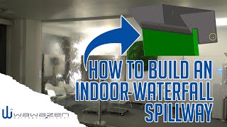 How To Build An Indoor Waterfall Spillway - DIY Manual Overflow Channel For Water Wall