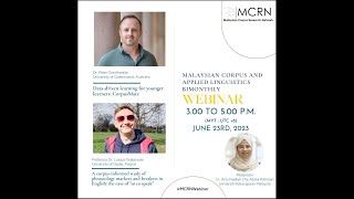 MCRN Webinar 2023: A Corpus-Informed Study of Phraseology Markers and Breakers in English.