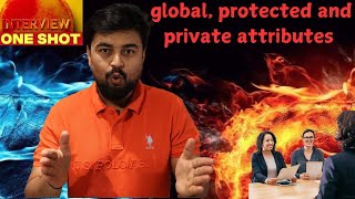 Learn - global, protected and private attributes #python