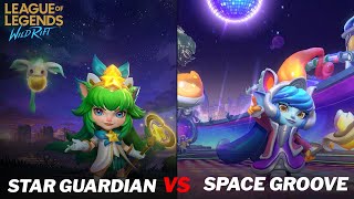 Lulu Space Groove VS Star Guardian Skin Comparison Wild Rift