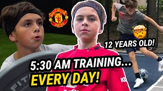 "We Train 8 Hours A Day." 12 Yr Old Soccer Prodigy Chase Carrera Is The HARDEST WORKER In The Nation