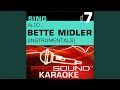 P.S. I Love You (Karaoke Instrumental Track) (In the Style of Bette Midler)