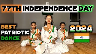 77th Independence day celebration 🇮🇳 | easy patriotic dance | Desh bhakti dance 2024 | Dance mashup