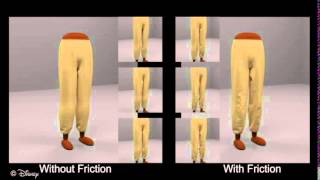 Cloth Simulation with Friction