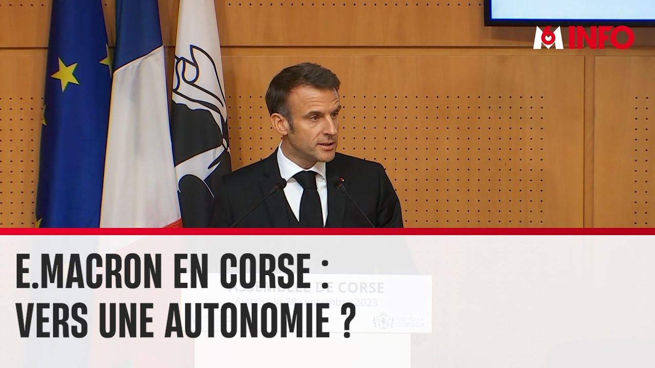 Emmanuel Macron Propose Une « Autonomie à La Corse » - YouTube