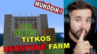 AUTÓMATA CUKORNÁD FARMOT CSINÁLTAM A MINECRAFTBAN ! - TITKOS SZIGET | KIVISSZÜK A MINECRAFTOT