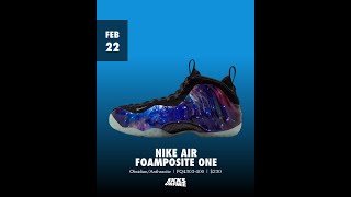 Nike Air Foamposite One Galaxy 2025 - February 22, 2025