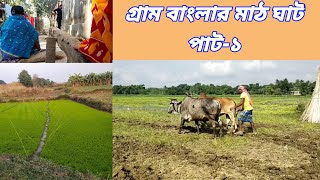 গ্রাম বাংলার মাঠ ঘাট -পাট ১ Field ghats of rural Bengal #biva#tour