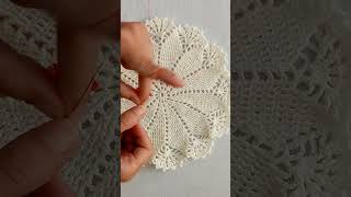 آموزش بافت تلسرگل رز قسمت اول بافت گل رز#آموزش #گل#اکسسوری #crochet #handmade