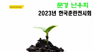 2023년 문경난우회 한국춘란전시회, 2023. 3. 4,