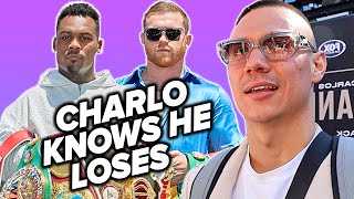 FIRED UP Tim Tszyu says Charlo KNOWS HE LOSES to Canelo; Responds to BS quote from Charlo...