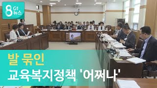 [G1뉴스]발 묶인 교육 현안 '어쩌나'