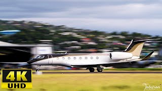 November 14, 2021 : Gulfstream 650ER reg N828SN was seen departing from Tahiti Int'l