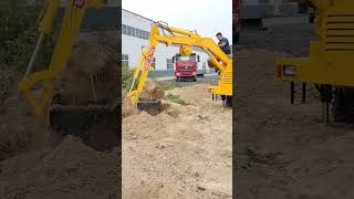 Truck-mounted excavator, dump truck, excavator, four-wheel drive agricultural vehicle, one machi