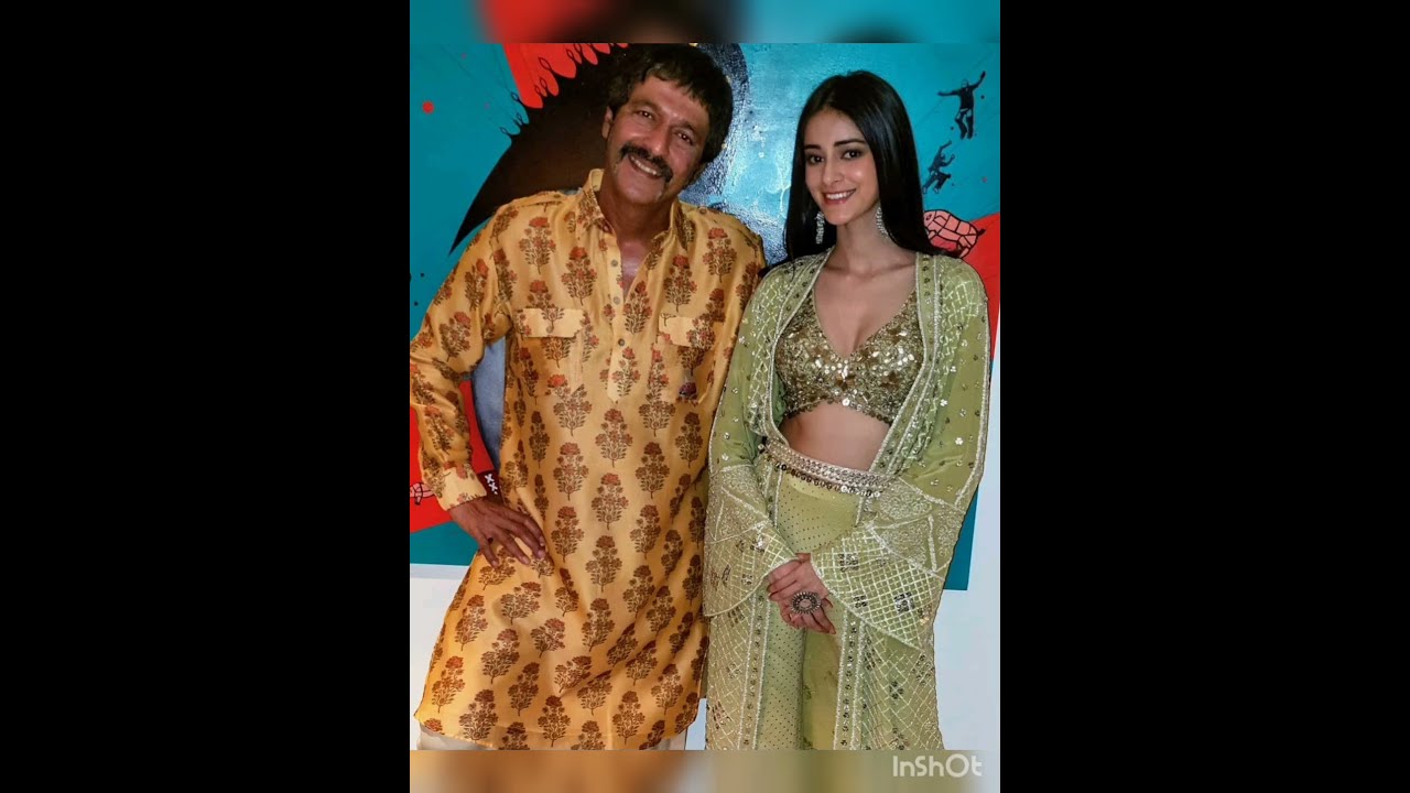 Ananya Pandey With Father Chunky Pandey, Mother And Sister #shorts # ...