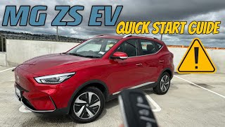 ▶️NEW MG ZS EV Feature Walkthrough / Quick Start / User Guide -- 2022 2023