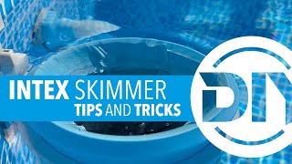 INTEX POOL SKIMMER - Tips and tricks on how to use this skimmer and keep your pool clear and clean!