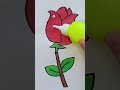 🌷♥️the red tulip♥️🌷 art painting paintedflowers markers coloringflowers