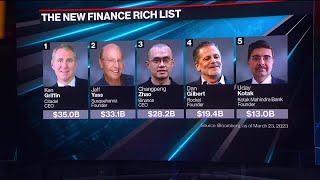 Ken Griffin Tops List of New Mega-Rich in Finance