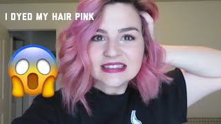 HOW LONG DOES LOREAL COLORISTA ACTUALLY LAST? | Dying my hair pink!!