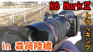 【森岡陸橋シリーズ23】 Canon EOS R6 MarkⅡでトラッキング検証 【SERVO AF】