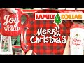 FAMILY DOLLAR SHOPPING!!! *$1 TO $3* NEW CHRISTMAS GLASSWEAR + HOME DECOR!!!