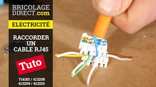 Comment raccorder un câble RJ45 ?