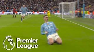 Phil Foden's golazo puts Manchester City level v. Manchester United | Premier League | NBC Sports