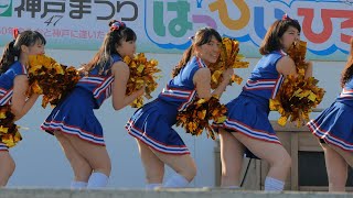 [4K] チアダンス 神戸まつり 高校生 ダンス部 Cheerleading チア