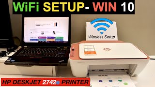 HP DeskJet 2742e WiFi Setup Windows 10 - Connect ToLaptop / PC
