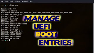 How to Change Your EFI Boot Entries using efibootmgr in Linux