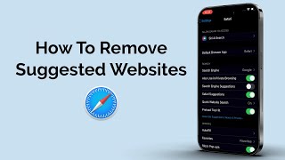 How To Remove Suggested Websites In Safari?