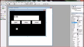 How to make Stopwatch by using Visual Basic 6.0 in an easy way | PC KNOWLEDGE
