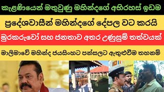 ප්‍රදේශවාසීන් මහින්දගේ අභිරහස් ඉඩම වට කරයි. #nppsrilanka #anurakumaradissanayake #patakurullo