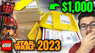 $1,000 RARE LEGO Star Wars 2023 MYSTERY Unboxing!