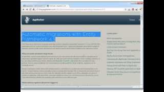 Entity Framework Code First Automatic Migrations