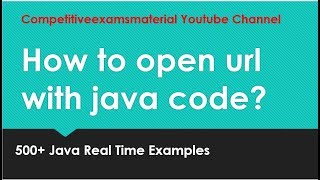 How to open url from java code with one line?