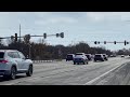 Traffic at the Highway 58 and Greenhill Road intersection in Cedar Falls