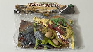 海外サイトで買った恐竜フィギュアをレビュー　Dinosaur figure set review