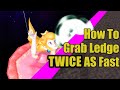 How To Grab The Ledge TWICE As Fast Super Smash Bros. Melee