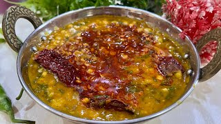 Daal Palak Dhaba Style/स्वादिष्ट व पौष्टिक लहसुनी पालक दाल तड़का/दाल तड़का #daal#palak#spinach