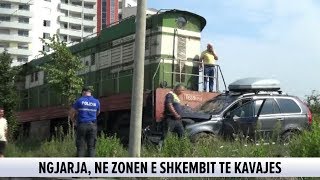 Treni merr përpara makinën në Golem, 6 persona nga një familje të plagosur