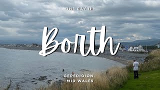 Borth in Wales: the beach and the amazing hill