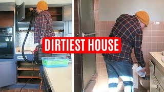 Using *all the bleach* at the New House 😱| ALL DAY DIRTIEST NEW HOUSE CLEAN WITH ME!