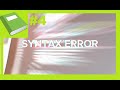Invalid SYNTAX ERROR in python - WHAT it is and how to SOLVE it?