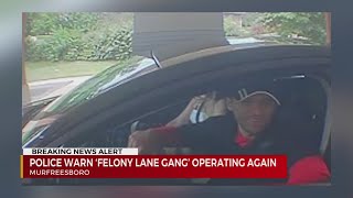Felony Lane Gang back in Middle Tennessee, says Murfreesboro police