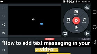 How to add Text Message Chat Animation in your Video using Kinemaster